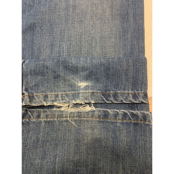 Qruel Jeans Mens 36/32 Approx 36x31‎ Demin Blue Straight Leg - Picture 8 of 8